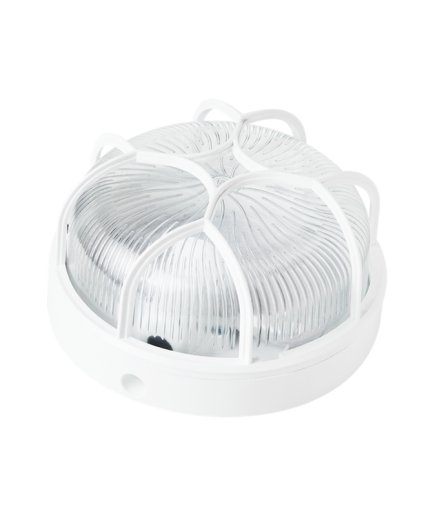 Hublot rond en verre grillage plastique