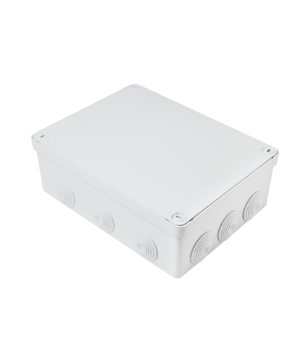 Boîte étanche rectangulaire à vis plastiques 1/4 de tour 240 x 180 x 85