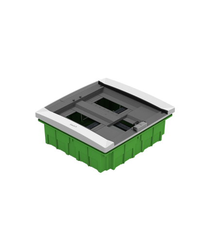 Coffret encastré 18 modules + disjoncteur d’abonné 2 fils porte fumée