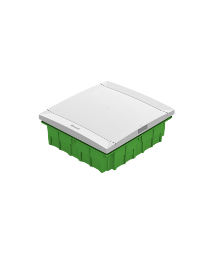 Coffret encastré 14 modules + disjoncteur d’abonné 2 ou 4 fils porte opaque