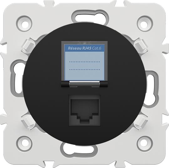 PRISE RJ45 CAT.6 + OBTURATEUR